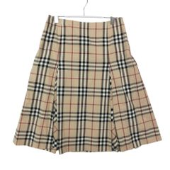 Burberry ノバチェック ラップスカート プリーツ - メルカリ
