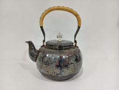 銀いぶし仕上 阿古陀湯沸 - メルカリ