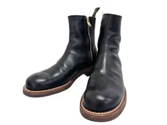 ローリングダブトリオ ROLLING DUB TRIO CASPER BLACK HORSEHIDE 茶芯 キャスパー ブラック ホースハイド レザー サイドジップ ブーツ RDT-A14 26.5黒ブラック ブランド古着ベクトル 中古▲■260627のサムネイル