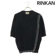 エルメス  グラフィックライン ライン切替コットンカシミヤハーフスリーブニット メンズ Sのサムネイル