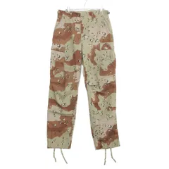 US ARMY カーゴパンツ パンツ choco chip bdu ca チョコチップ カモ ナイロン混 ミリタリー ベージュ Small-Regular【L】 メンズ 【中古】のサムネイル