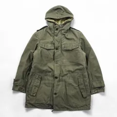 90年代 ドイツ軍 ヴィンテージ モッズコート L カーキ ボアライナー着脱 エポレット ドローコード ミリタリーのサムネイル