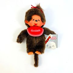 新品 未使用 モンチッチ 泣き顔 スタンダード 女の子 セキグチ 赤