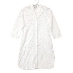 NARACAMICIE ナラカミーチェ 長袖シャツ メッシュレース 7分袖 ホワイト 1【S】 レディース 【中古】のサムネイル