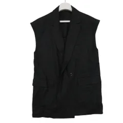 loungedress ラウンジドレス ベスト リネンジレ　ベストジャケット ブラック FREE レディース 【中古】のサムネイル