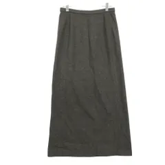 PRADA プラダ ロングスカート ウール ストレッチ 無地 マキシ丈 ボトムス イタリア製 モスグリーン 40【M】 レディース 【中古】のサムネイル