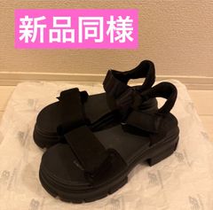新品】ANNE COQUINE 厚底 神サンダル7㎝ソールブラックM size - メルカリ
