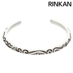 クロムハーツ  BANGLE SCROLL/スクロールバンド シルバーブレスレット/バングル メンズ Sのサムネイル