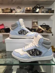 Dior B27 オブリーク ハイトップ スニーカー スカイブルー メンズのサムネイル