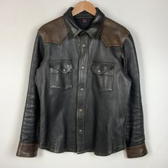 REDMOON レッドムーン ディアスキン レザーシャツ 鹿革 - メルカリ