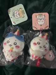 ちいかわ マスコット 3種セット 遊園地 七夕 - メルカリ