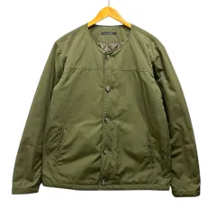 アーバンリサーチ ドアーズ URBAN RESEARCH DOORS DR52-17Y026 ジャケット ブルゾン クルーネック 無地 長袖 40 緑 カーキ のサムネイル