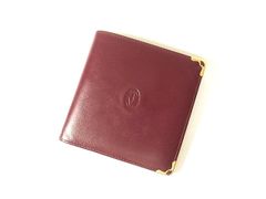 Cartier 二つ折り財布 マネークリップ ボルドー カルティエ - メルカリ