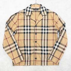 美品✨近年モデル】バーバリー オープンカラーシャツ メガチェック