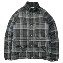 A BATHING APE(アベイシングエイプ) 2000's Tartan Padded Jacket タータンチェック パテッド ジャケット M グレー 中綿のサムネイル