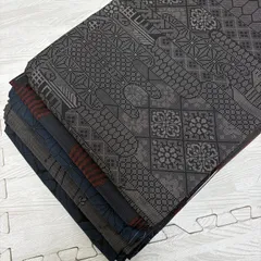 大島紬 着物 正絹 5着 着物まとめ売り リメイク材料 s-1020のサムネイル