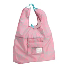 新品 [エース トーキョー] エコバッグ HAyU×ace. 折り畳み ショルダーストラップ付 マルシェバッグ 17871 ネコヘッドAのサムネイル