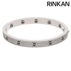 カルティエ  LOVE BRACELET ラブブレス K18WGセラミックPAVEダイヤブレスレット メンズ 18のサムネイル