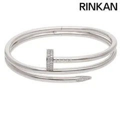 カルティエ  JUSTE UN CLOU BRACELET DIA K18WG ジュストアンクル ダイヤ ダブルブレスレット メンズ 17のサムネイル
