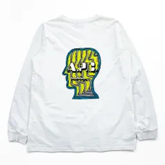 A.P.C. × BRAIN DEAD 長袖 ロングスリーブ Tシャツ INTERACTION #3 Future Shock MOLLY ロンT L ホワイト バックプリント ポルトガル製のサムネイル