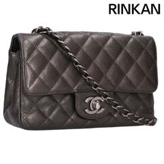 CHANEL キャビアスキン マトラッセ チェーンショルダーバッグ