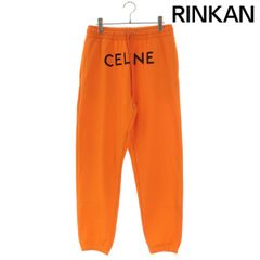 正規品/未使用品☆CELINE ロゴプリントパンツ ルーズ カーキS 1888A