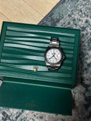 カスタム品 エクスプローラー ノーロゴ 40mm クォーツ ライトブルー 