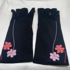 シビラ　Sybilla　アームカバー　手袋　グローブ　レディース　花柄　刺繍のサムネイル