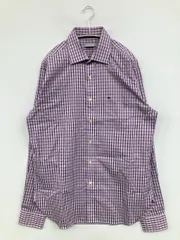 MICHAEL KORS マイケルコース シャツ/ブラウス 15 1/2  34/35 パープル チェック柄 ミドル丈 長袖 レギュラーカラー メンズのサムネイル