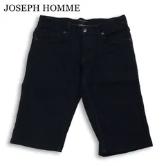JOSEPH HOMME ジョセフ オム 春夏 インディゴ★ ストレッチ デニム ハーフ ショート パンツ ジーンズ Sz.48 メンズのサムネイル