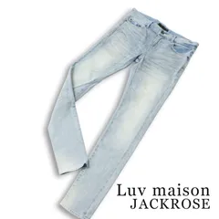 Luv maison JACKROSE ジャックローズ スキニー ストレッチ USED加工★ デニム パンツ ジーンズ Sz.M メンズのサムネイル