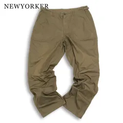 NEWYORKER ニューヨーカー 春夏★ コットン ベイカー パンツ 大きいサイズ Sz.LL メンズのサムネイル