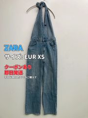 ZARA デニムサロペット オーバーオール XS - メルカリ