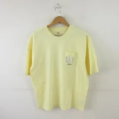 ギャップ GAP プリントTシャツ 半袖 黄 M *A101のサムネイル