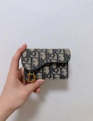美品】クリスチャンディオール サドル 長財布 トロッター オブリーク