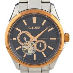 新品ベルト 稼働】CITIZEN オープンハート 自動巻21石 メンズ腕時計