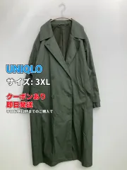 UNIQLO ユニクロ トレンチコート 3XL グリーン メンズ レディースのサムネイル