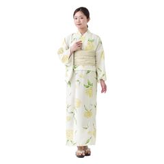 新品】 [Fuuka] 旅館浴衣 単品 リネン浴衣 レディース 大きいサイズ