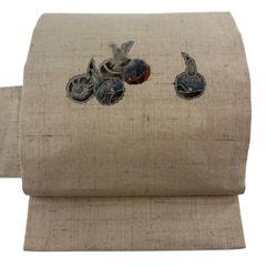 美品】 開き名古屋帯 名品 龍村美術織物 比翼仕立て 円文白虎朱雀錦 赤