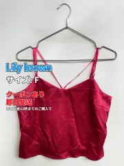 Lily brown リリーブラウン キャミソール F レッド 無地 カップなし レディースのサムネイル