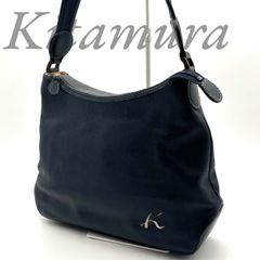 Kitamura キタムラ トートバッグ 肩掛け ネイビー A4可 Kロゴ - メルカリ
