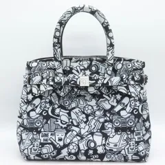 セーブマイバッグ トートバッグ 鞄 カバン ブランド 総柄 イタリア製 レディース ブラック SAVE MY BAG 【中古】のサムネイル