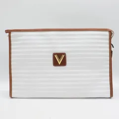 マリオ・ヴァレンティノ セカンドバッグ 鞄 カバン ブランド イタリア製 メンズ ホワイト MARIO VALENTINO 【中古】のサムネイル