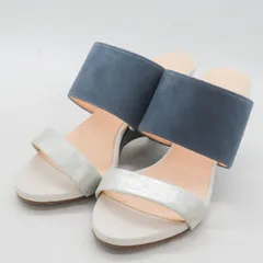カリーノ サンダル ウエッジソール ブランド 靴 日本製 レディース 24サイズ ブルー carino 【中古】のサムネイル