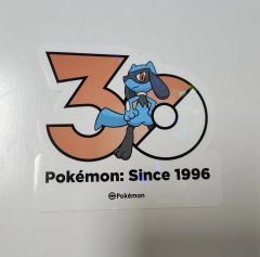 ポケモン 30周年記念 ルカリオ ステッカー 韓国 - メルカリ