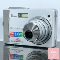 OLYMPUS デジタルカメラ X-600 5.0メガピクセル 充電器付き - メルカリ