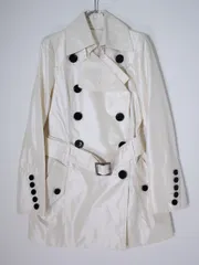 BURBERRYバーバリー 日本製 シャドーチェック裏地 スプリングトレンチコート【38】【LCTA82542】のサムネイル