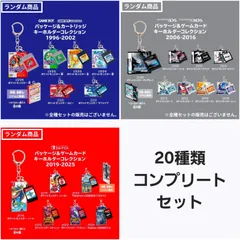20種類コンプリートセット ポケモン パッケージ＆カートリッジキーホルダーコレクション 1996-2002 全6種類 2006-2016 全8種類 2019-2025 全6種類のサムネイル