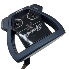 【中古】 テーラーメイド Spider X BLUE/WHITE スモールスラント 34インチ パター PT スチール(ブラック) (フレックスその他) メンズ 男性用 右利き 右用 Cランク ゴルフクラブのサムネイル