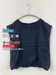 index インデックス ノースリーブ M ネイビー レディースのサムネイル